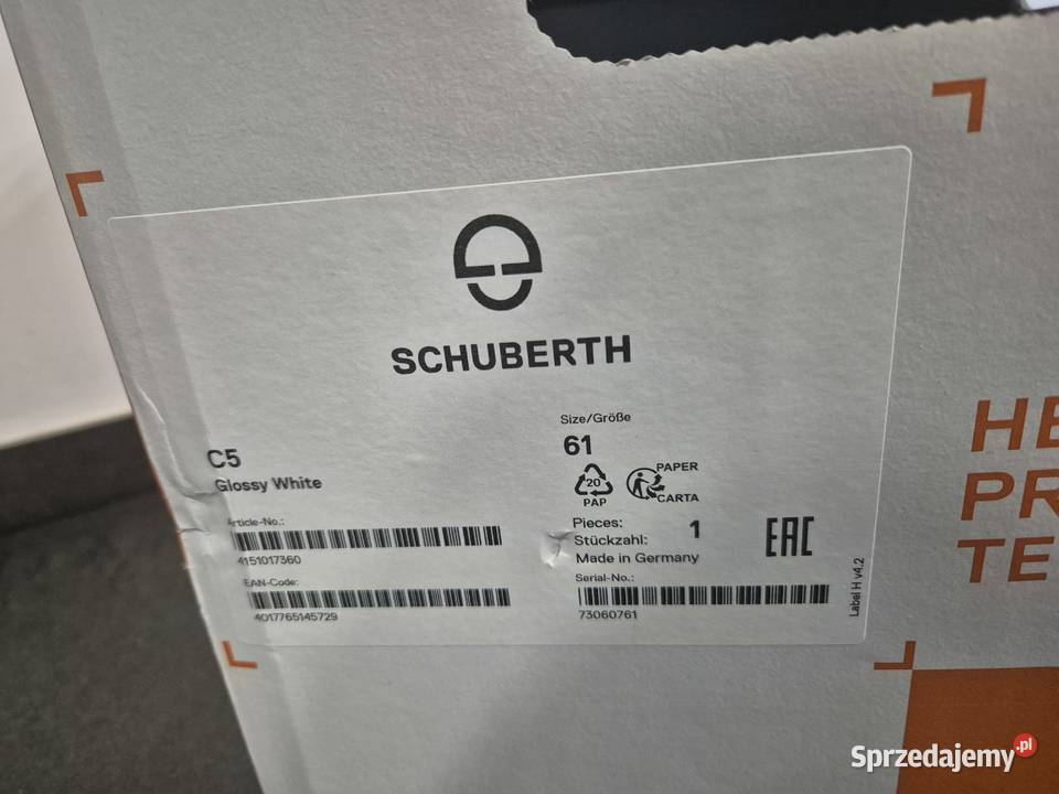 Kask SCHUBERTH C5 rozmiar XL nowy Rybnik Kaski śląskie sprzedam