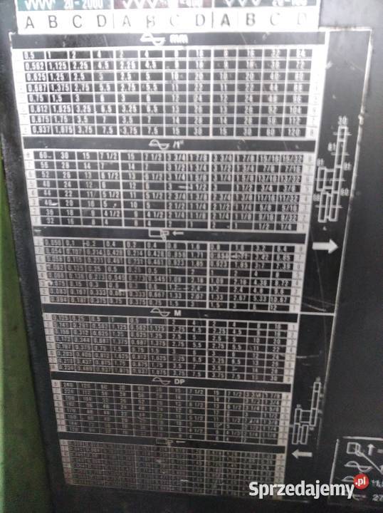 Tokarka cy 500x2000 cu 500 Bułgarka stan kujawsko-pomorskie Grabówka sprzedam