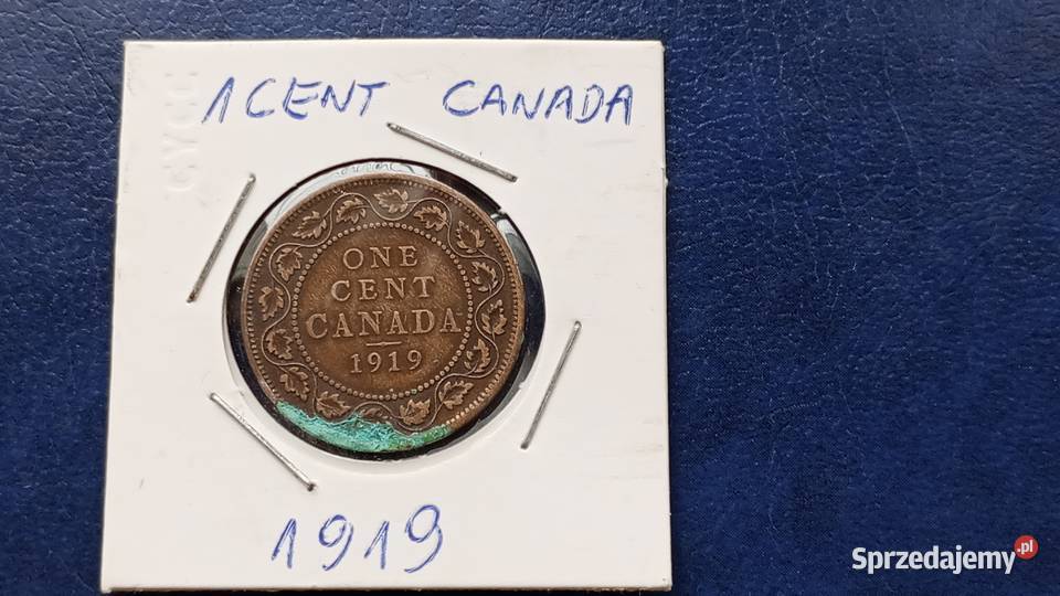 Stare monety 1 cent 1919 Kanada Lesko sprzedam