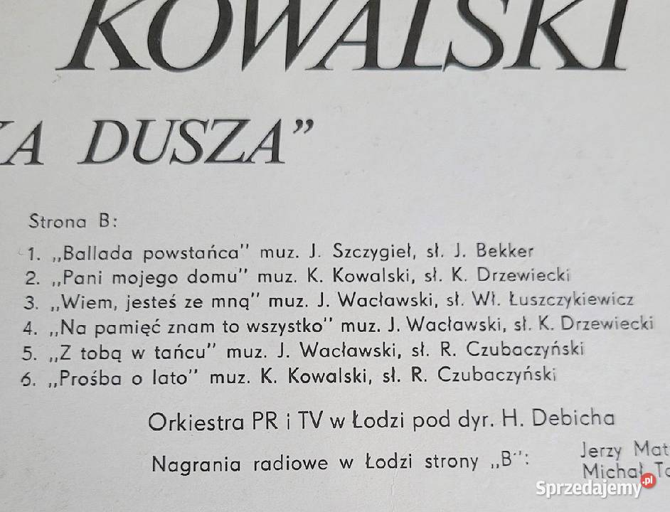 Kazimierz Kowalski Słowiańska Dusza płyta Chełmno sprzedam