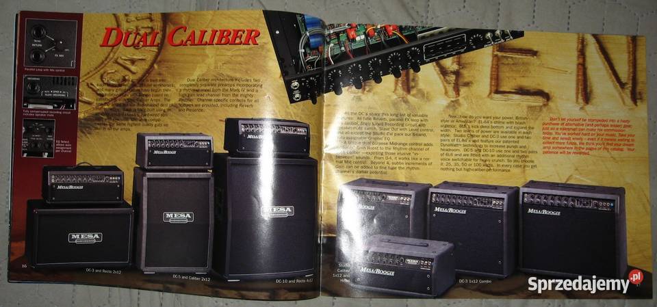 MesaBoogie katalog wzmacniaczy Kępice