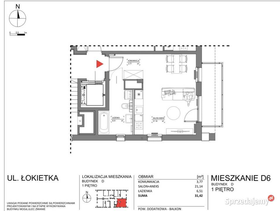 Kawalerka Kraków 3142m2