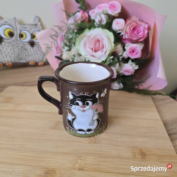 Ekskluzywny Ręcznie Malowany Kubek Ceramiczny Bydgoszcz sprzedam