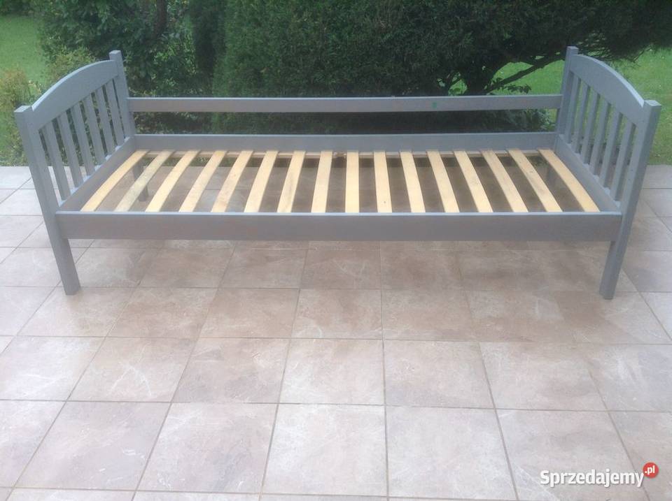 Łózko drewniane 80 x190 ze stelażem bez materaca Łóżka opolskie Opole