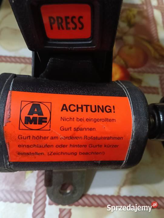 Pasy mocujące wózek inwalidzki AMF rolkowe osobowe