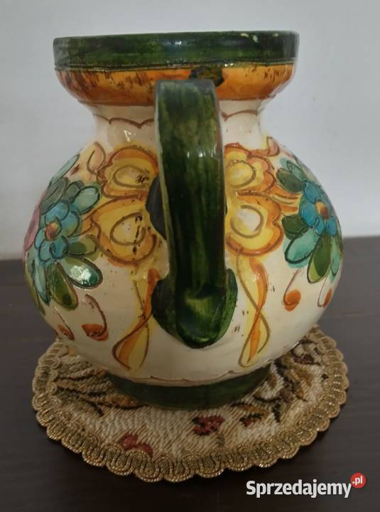 Dzbanek ceramiczny włoski ręczna robota wielkopolskie