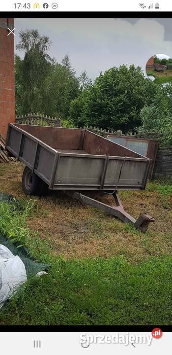 Wywrotka jedno osiowa Brzózki