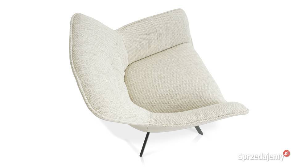 Krzesło Gaya obrotowe skóra połączona z tkaniną Bydgoszcz