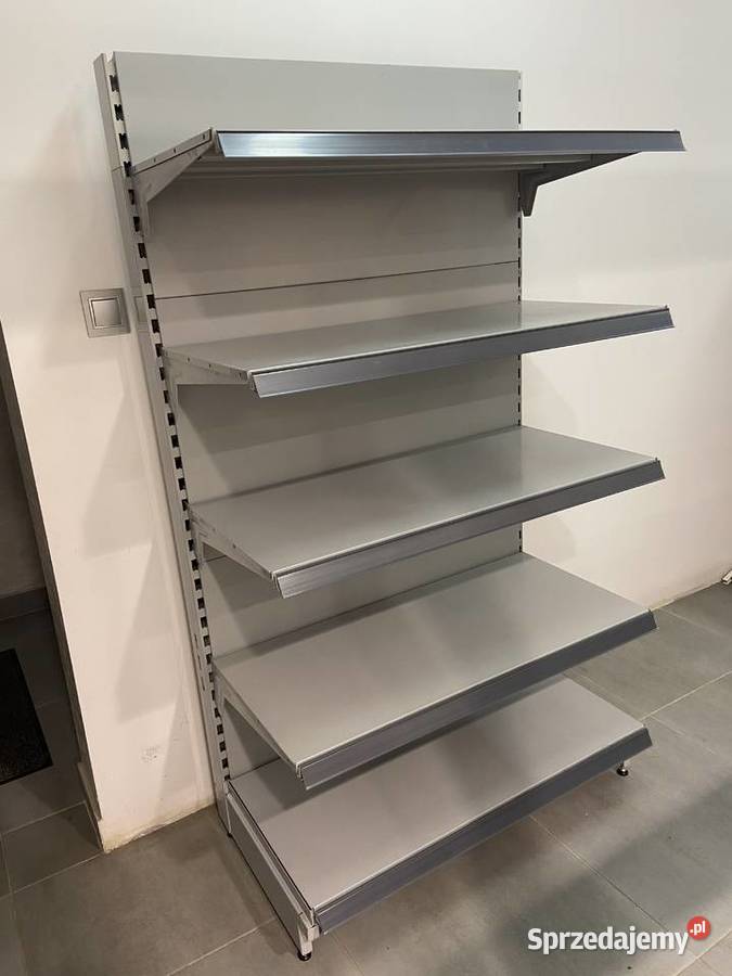 Regał sklepowy metalowy regały sklepowe metalowe Sklep Ostrołęka sprzedam