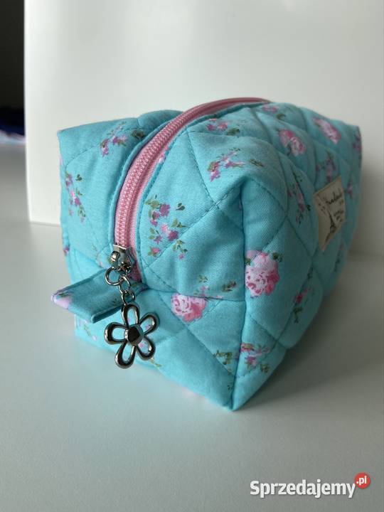 Kosmetyczka handmade bawełniana pikowana Gdynia