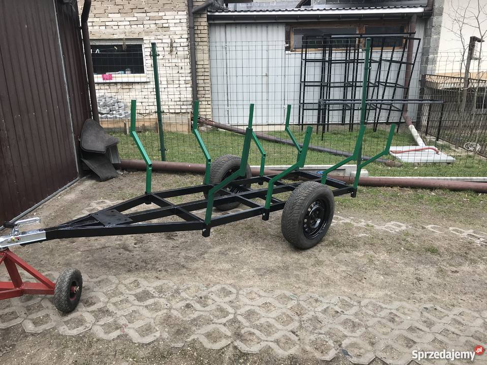 Przyczepka lesna z hamulcem na metry i długie Pozostałe Olkusz