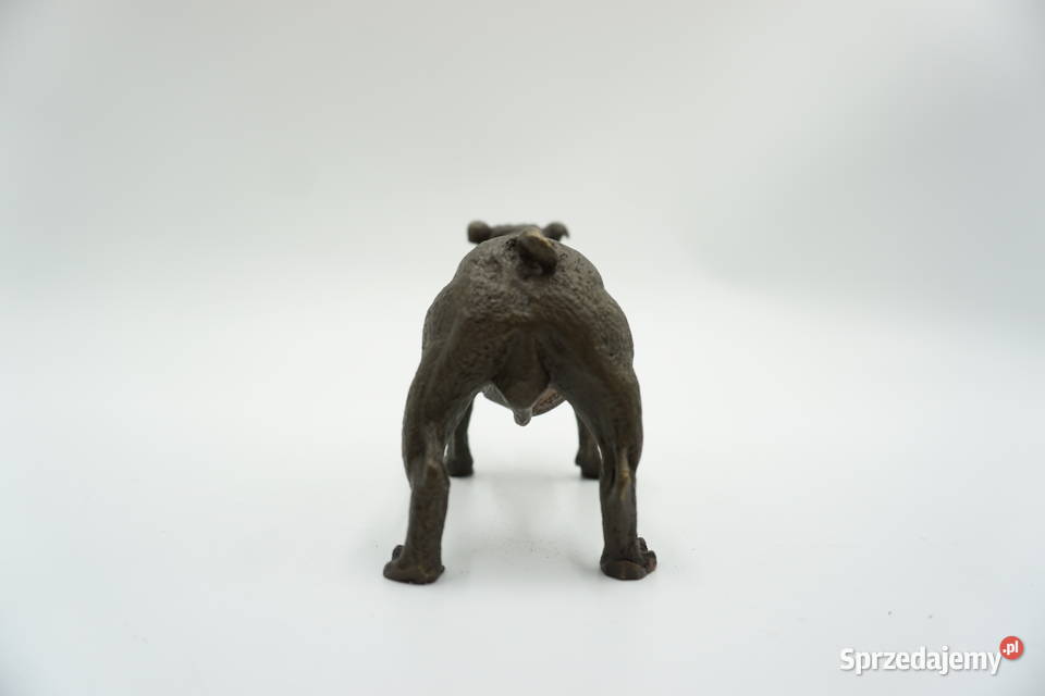 FIGURA Z BRĄZU PIES BULLDOG ANGIELSKI SŁODKI Niemcza sprzedam
