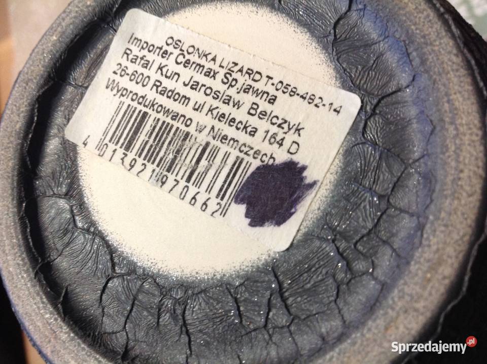 Donica Osłonka Ceramiczna na Doniczkę Szara Nowa Sól