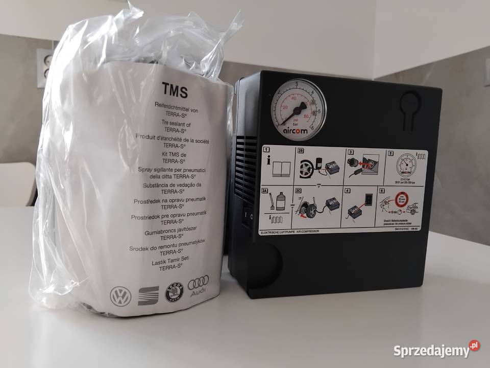 VW Caddy Zestaw Naprawczy Kompresor Klej 2K0 601 wielkopolskie Ostroróg