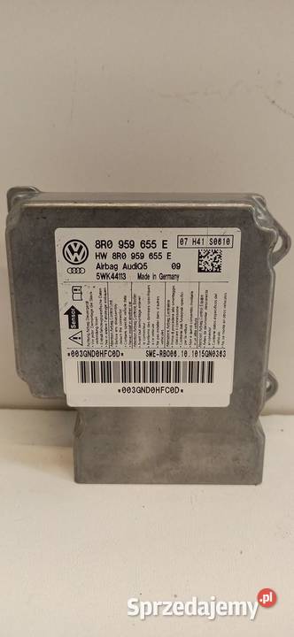 AUDI Q5 A4 B8 A5 MODUŁ SENSOR AIRBAG 8R0959655E