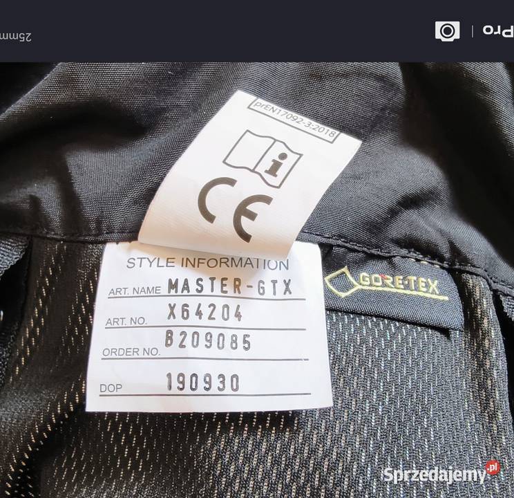 Spodnie GoreTex nowe IKS łódzkie