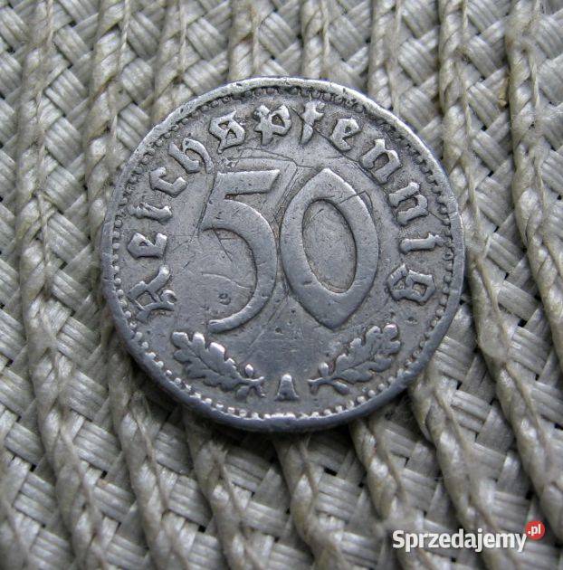 Niemcy 50 Reichsfenig 1935r A wielkopolskie Kalisz