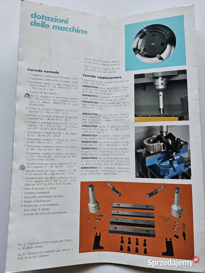 Wytaczadło do wytaczarki BERCO ACP 155 Warszawa