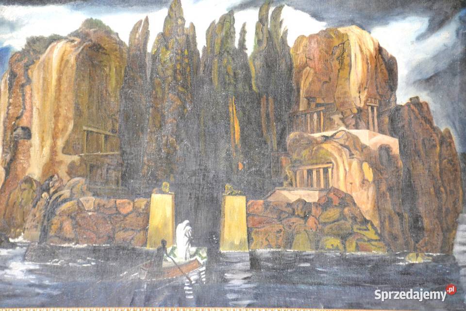 Wyspa umarłych ABcklin kopia SZacharow 1926 r Bronisze sprzedam