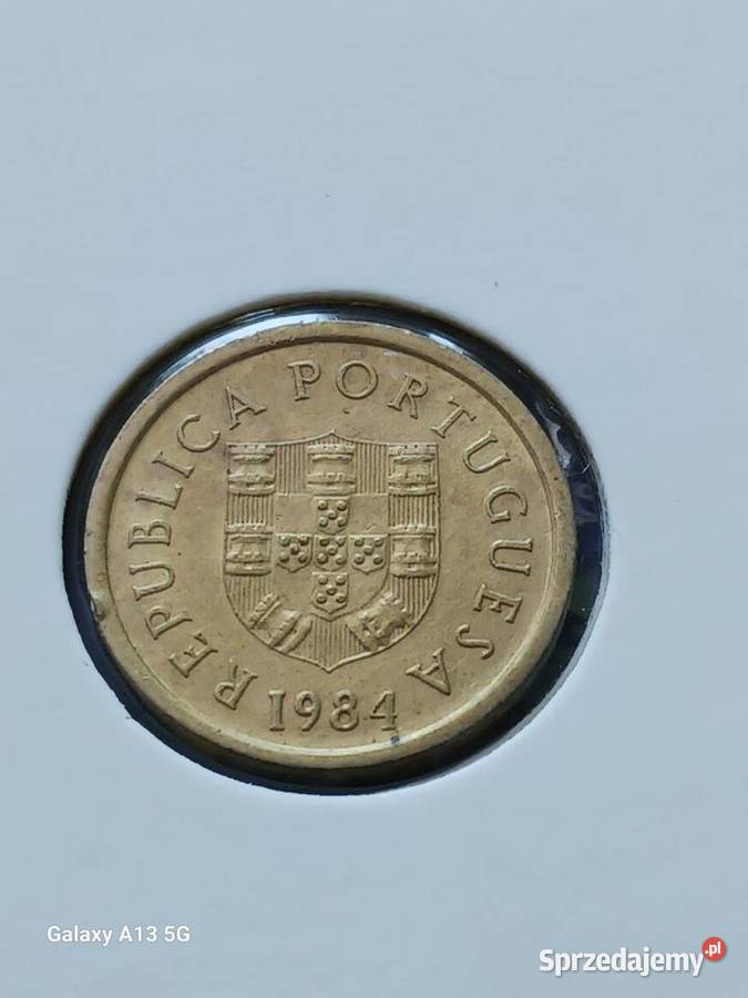 1 Escudo Portugalia 1984 r mennicze Konin sprzedam
