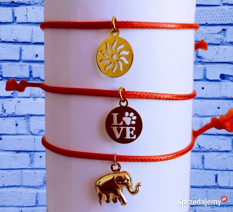 Bransoletka regulowana z zawieszką Zgierz