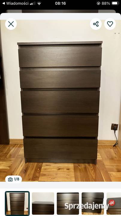 komoda ikea kullen 5 szuflad Kolbuszowa