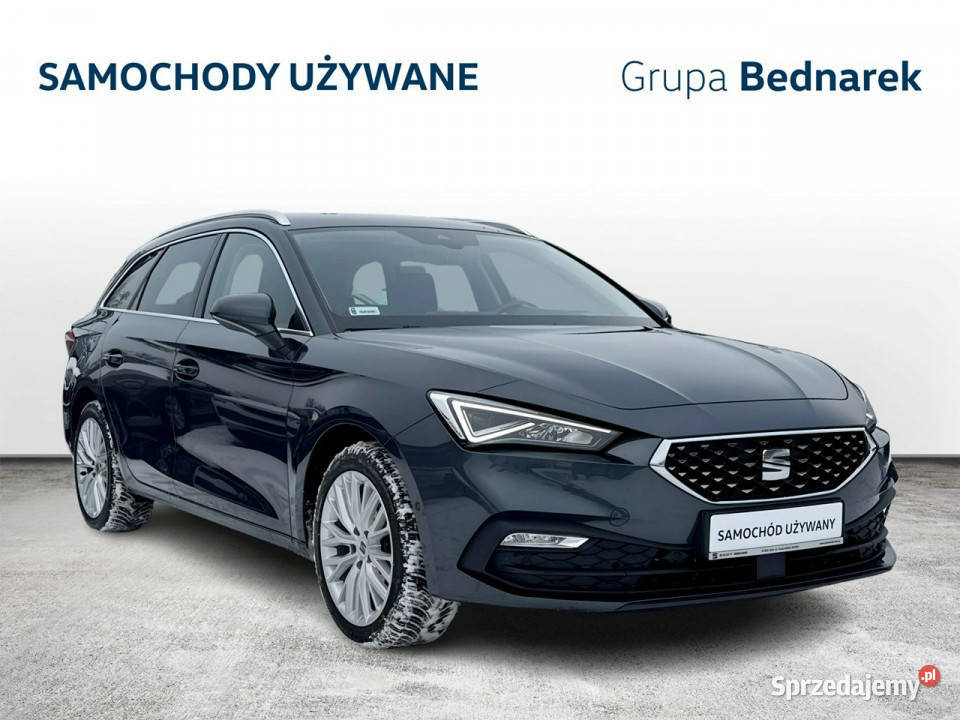 Seat Leon Bezwypadkowy Salon Polska Serwis ASO wielofunkcyjna kierownica Łódź sprzedam