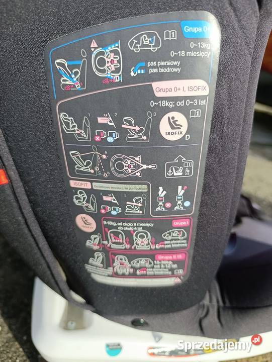 FOTELIK SAMOCHODOWY Sesttino Massiv 036 ISOFIX Cieszyn