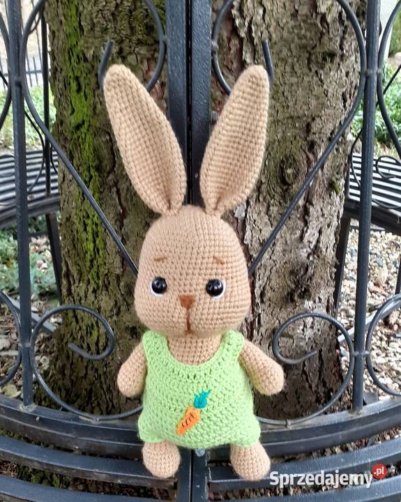 Królik na szydełku 3 Maskotki Mrocza sprzedam