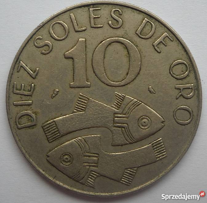 PERU10 SOLES DE ORO1969 r RYBYRZADKA Legionowo sprzedam