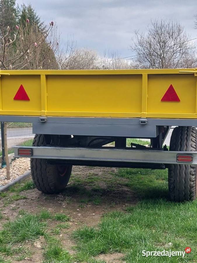 Przyczepa jednoosiowa fabryczna małopolskie Jordanów