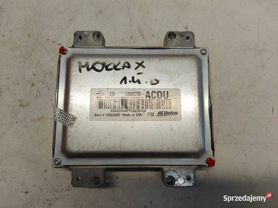 OPEL Mokka X 14 TB Komputer sterownik silnika Komputery sprzedam