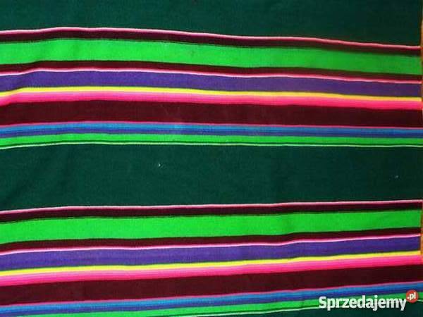 Pasiak łowicki kapa narzuta kilim wełniany 100 Opoczno