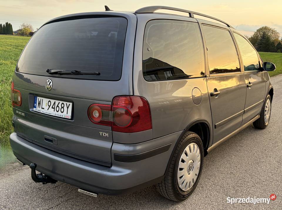 VW SHARAN 2009 19 TDI 7 osobowy SERWIS FILM Zarejestrowany w Polsce Wieliszew