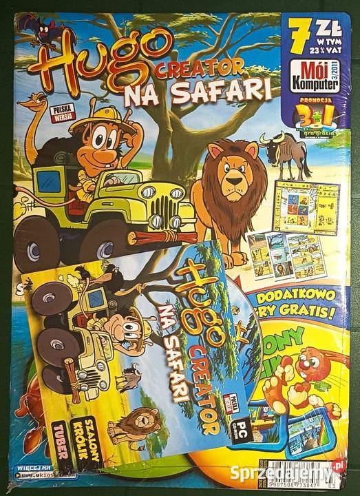 Hugo Creator na safari Mój Komputer 32011 Gry komputerowe i konsolowe Rzeszów
