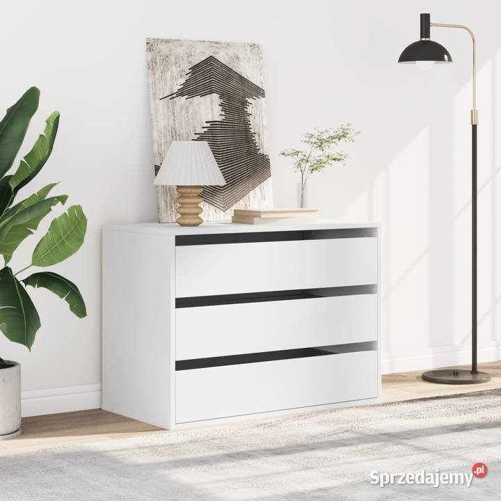 Komoda biała 80x41x58 materiał drewnopochodny Warszawa