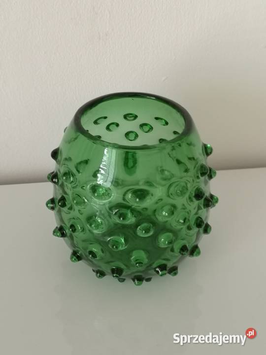 Wazon Empoli Verde Murano vintage Antyki, Sztuka, Kolekcje