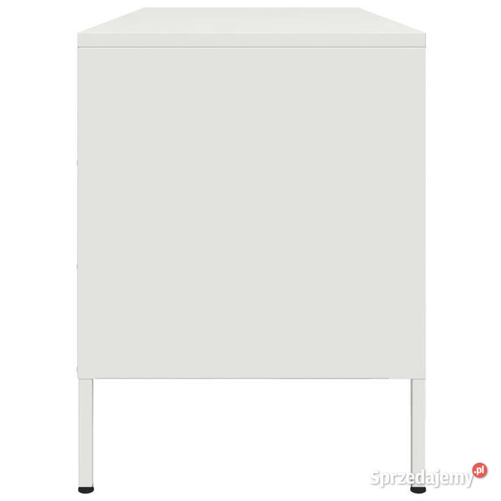 Szafka pod telewizor biała 1005x39x505 stalowa RTV Warszawa