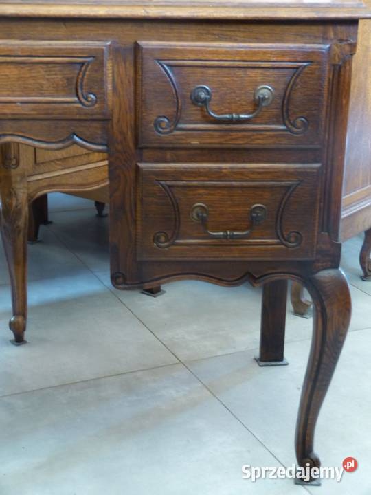 Piękne dębowe biurko ludwikowskiesklep Dąbrowa Dąbrowa Górnicza