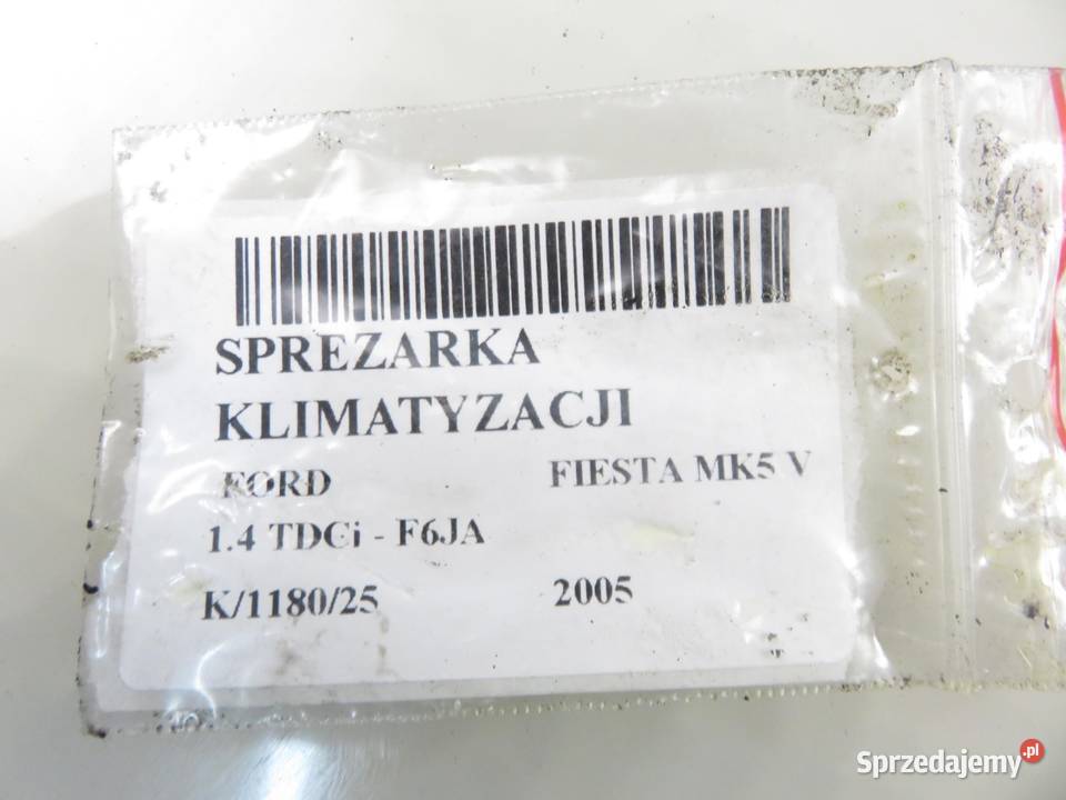 KOMPRESOR KLIMATYZACJI FORD FIESTA MK5 V 14 TDCi