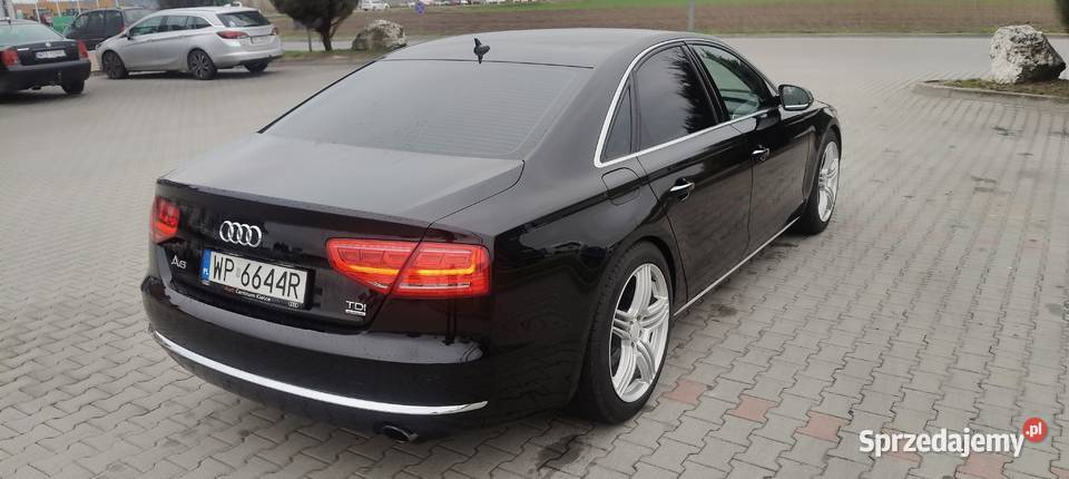 AUDI A8 D4 42TDI V8 mega stan 395 Masaże Grzane 395KM Kielce sprzedam