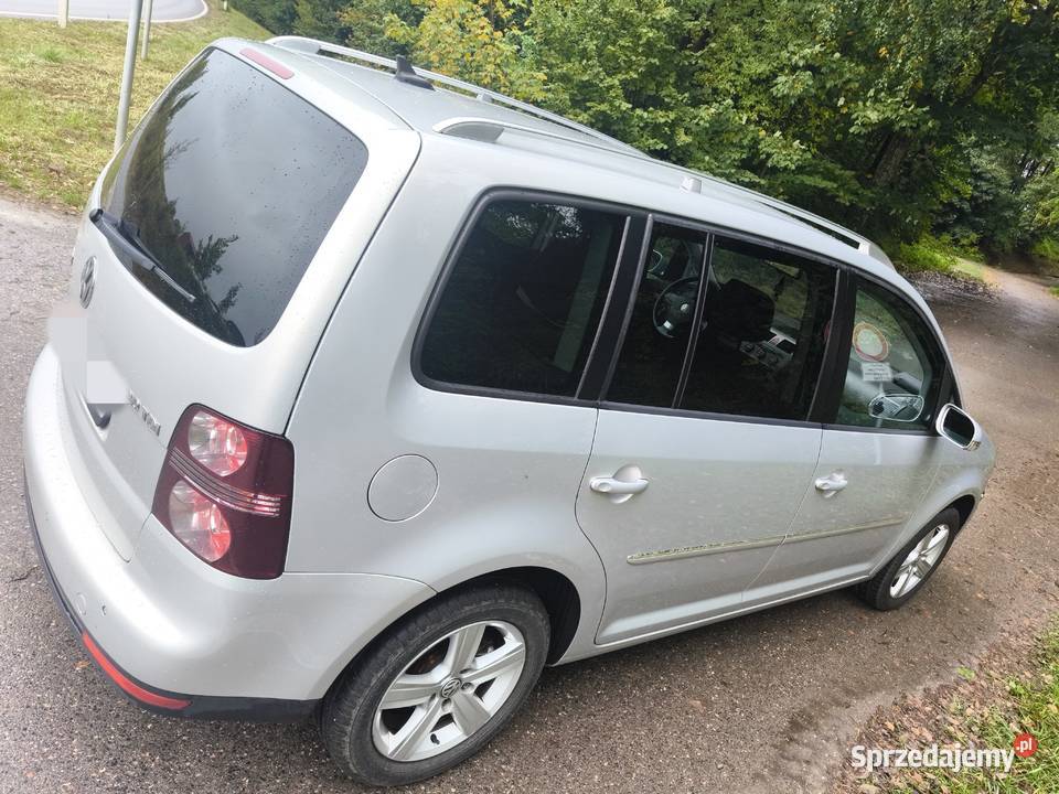 Touran 1t2 20 TDI BMM DSG 140 2008 przyciemniane szyby Głogów sprzedam