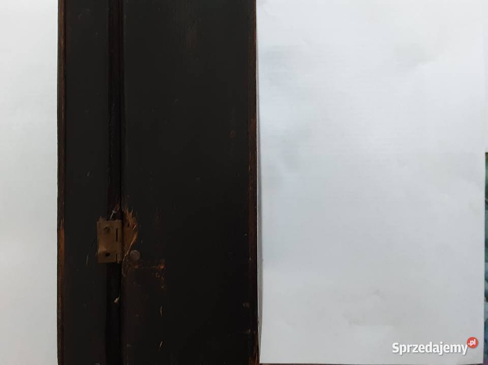 Drewniana szkatułka z PRL Szczecinek