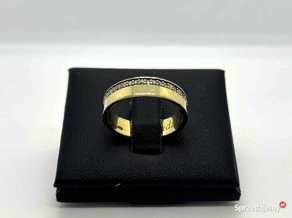 Złota Obrączka z Diamentem pr 585 452g R17 Elbląg