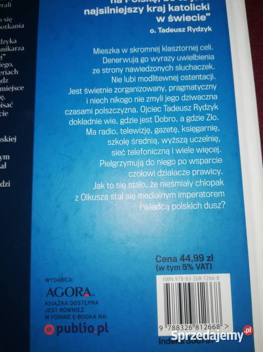 Tadeusz Rydzyk Imperator Nowa książka mazowieckie Warszawa sprzedam