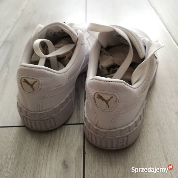 białe sneakersy skórzane puma 23cm Warszawa