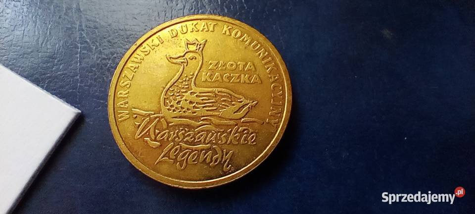Stare monety Medal Złota Kaczka 179 Lesko