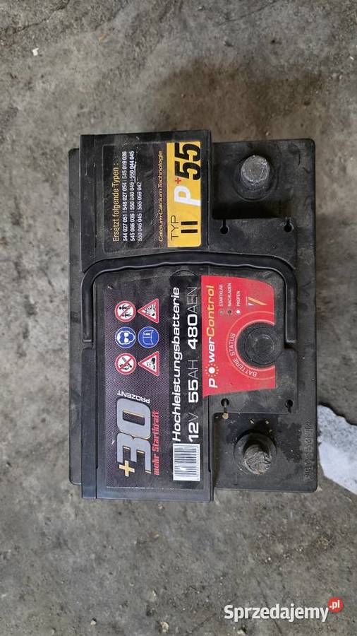 Akumulator 55ah 12v opolskie Makowice