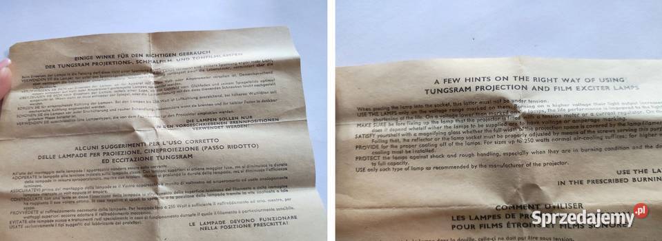 TUNGSRAM żarówka lampa do projektora 500W 9258DA Kielce sprzedam