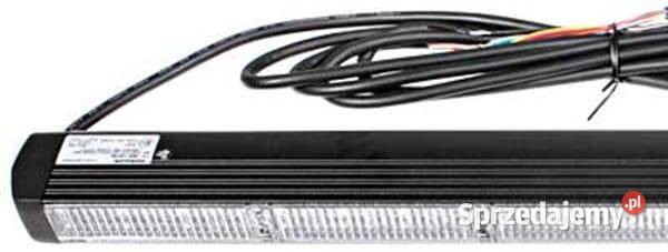 Belka świecąca 1224V bursztynowa przykręcana Kamionna